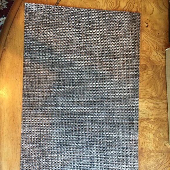 SET OF 6 Placemats! Rattan Weave w Sheen! - Picture 4 of 16